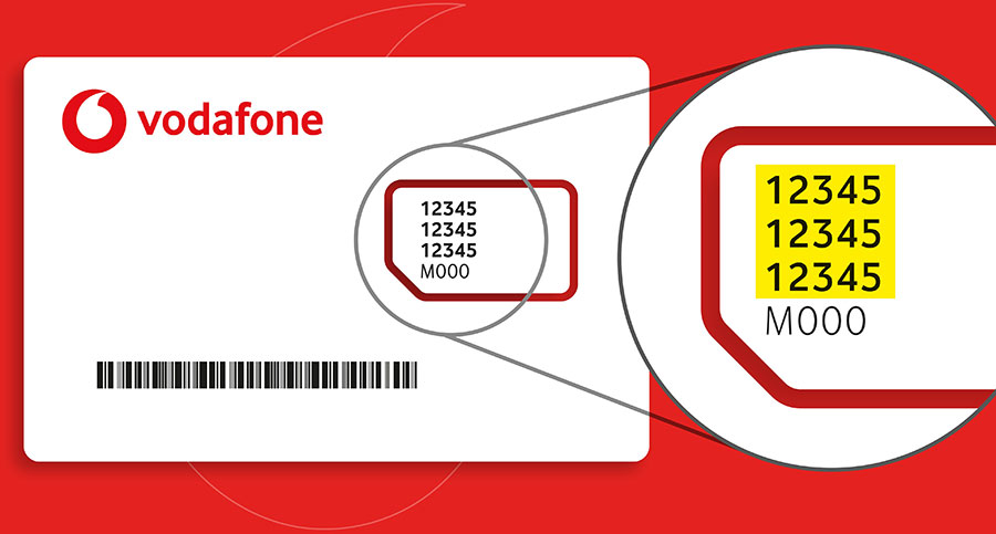 Vodafone Sim Serial Number  